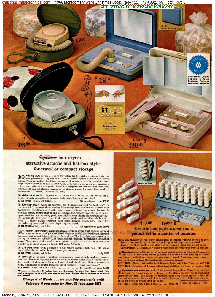 1968 Montgomery Ward Christmas Book, Page 155