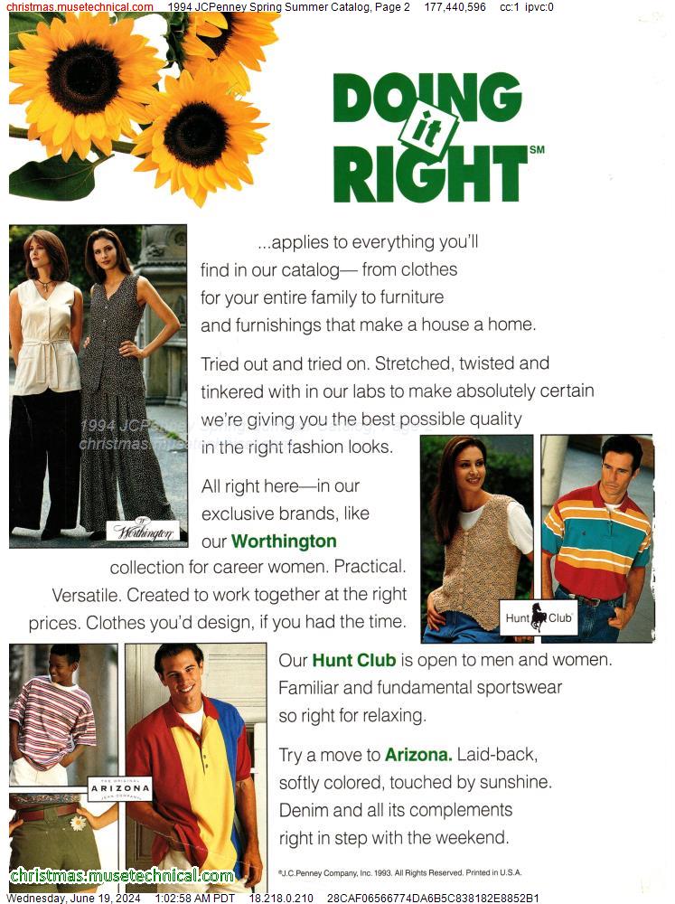 1994 JCPenney Spring Summer Catalog, Page 2