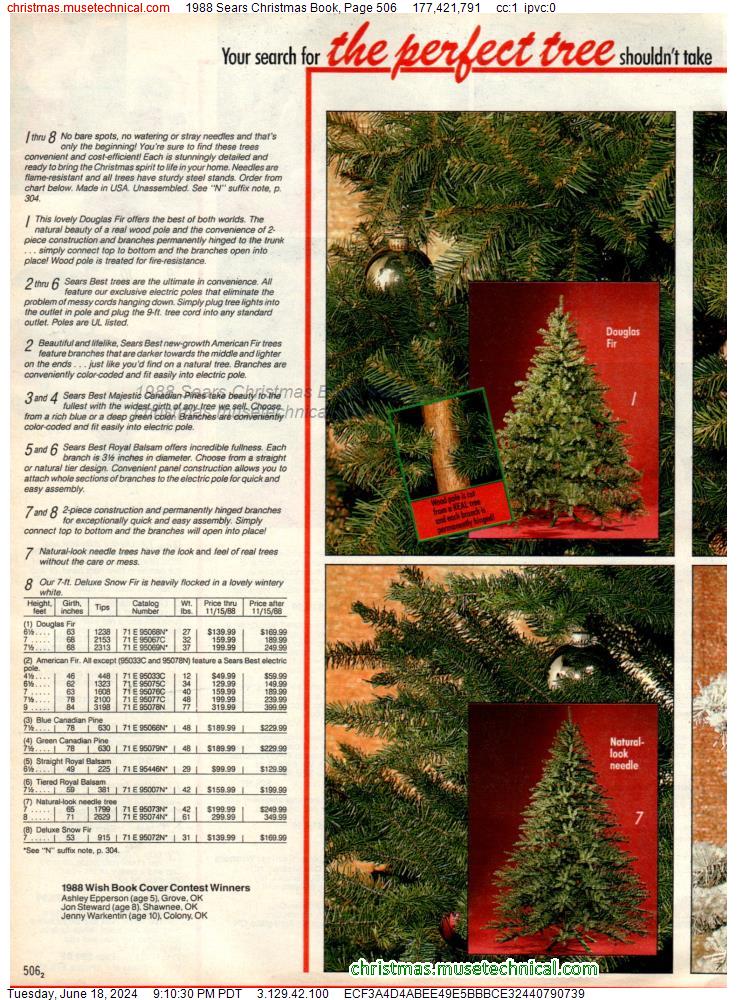 1988 Sears Christmas Book, Page 506