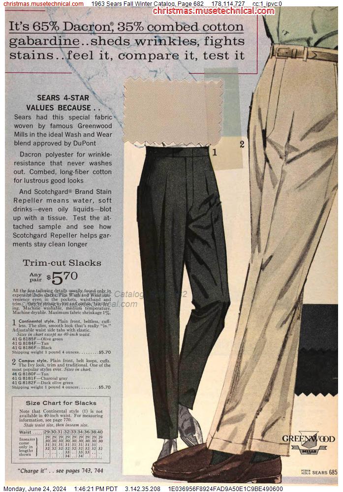 1963 Sears Fall Winter Catalog, Page 682