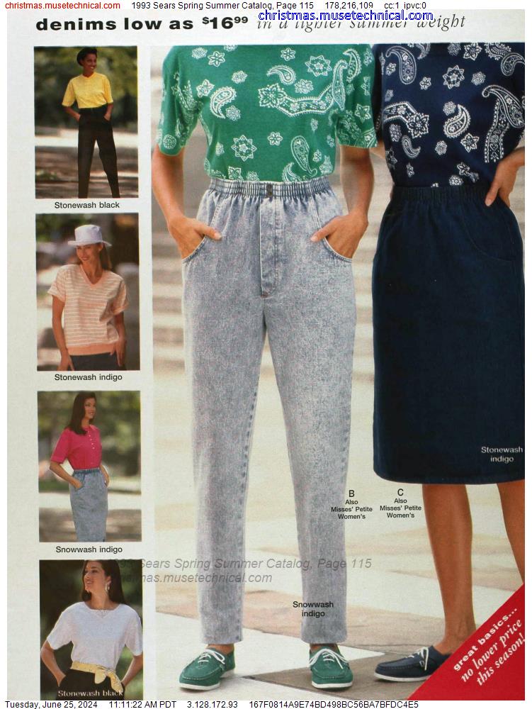 1993 Sears Spring Summer Catalog, Page 115