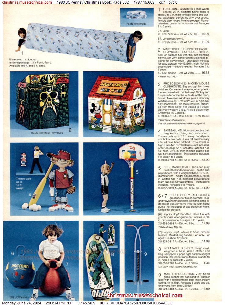 1983 JCPenney Christmas Book, Page 502