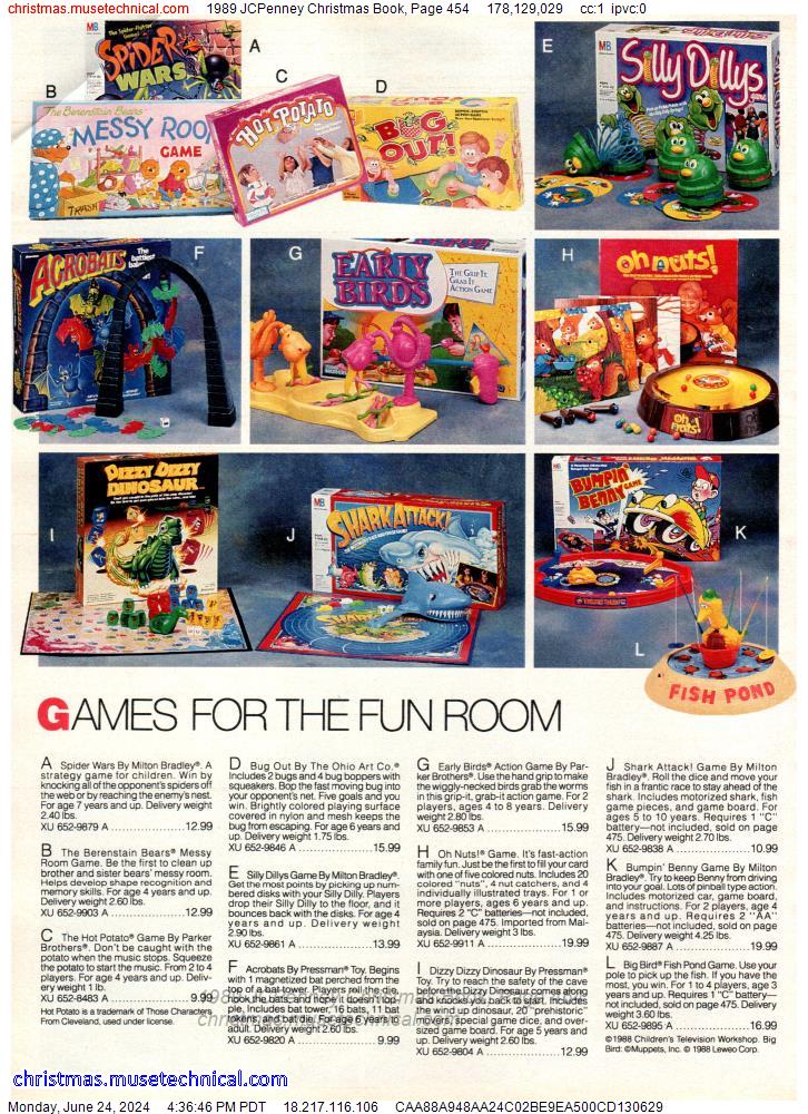 1989 JCPenney Christmas Book, Page 454
