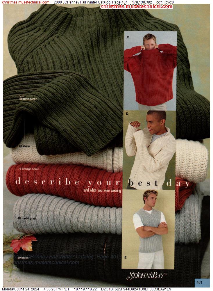 2000 JCPenney Fall Winter Catalog, Page 401