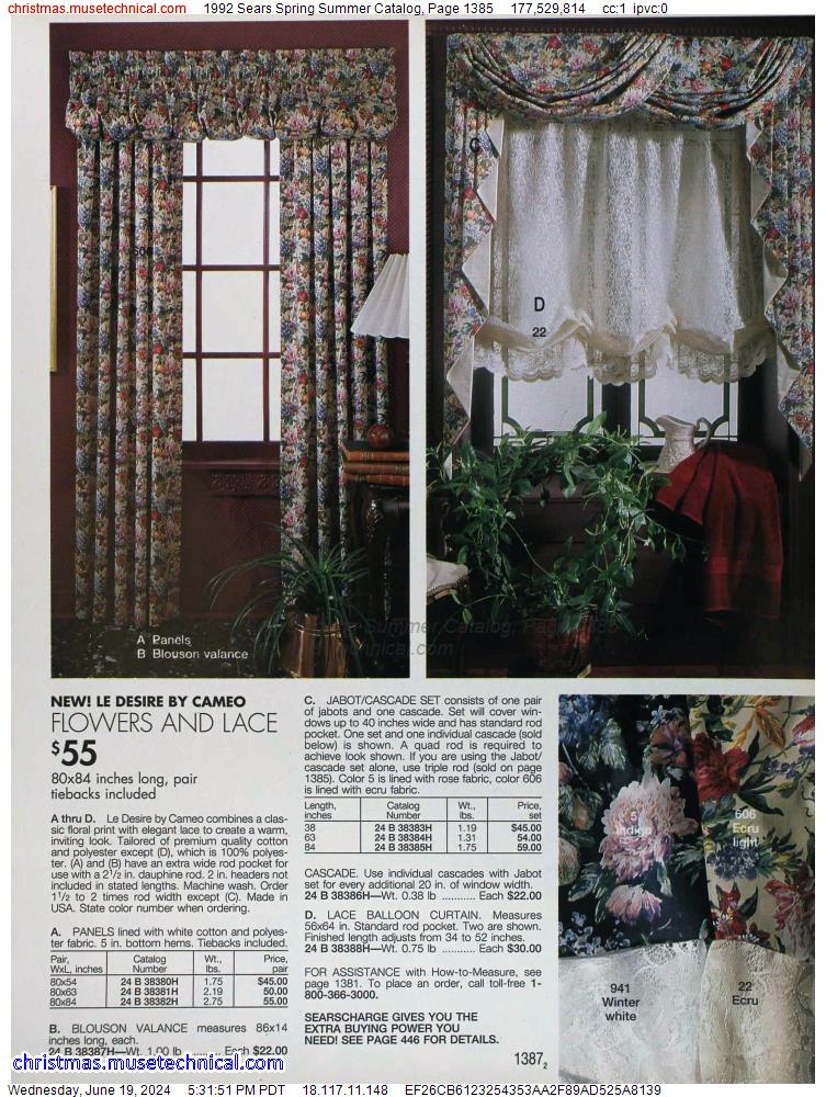 1992 Sears Spring Summer Catalog, Page 1385