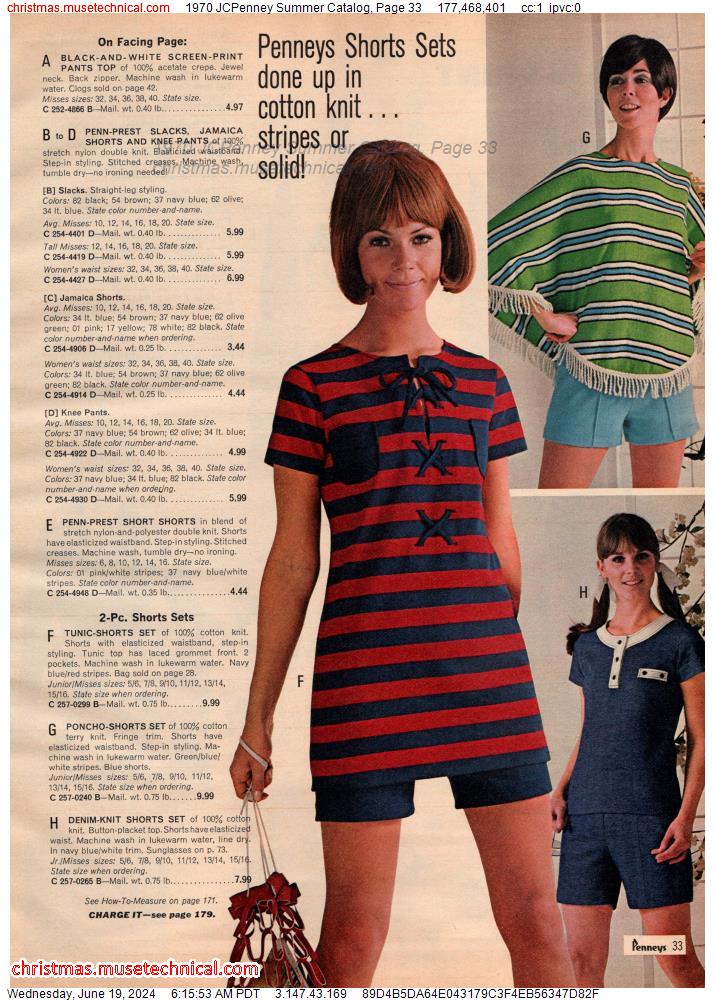 1970 JCPenney Summer Catalog, Page 33