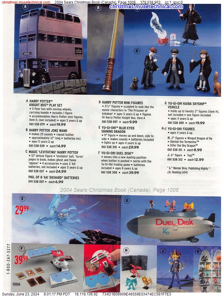 2004 Sears Christmas Book (Canada), Page 1008