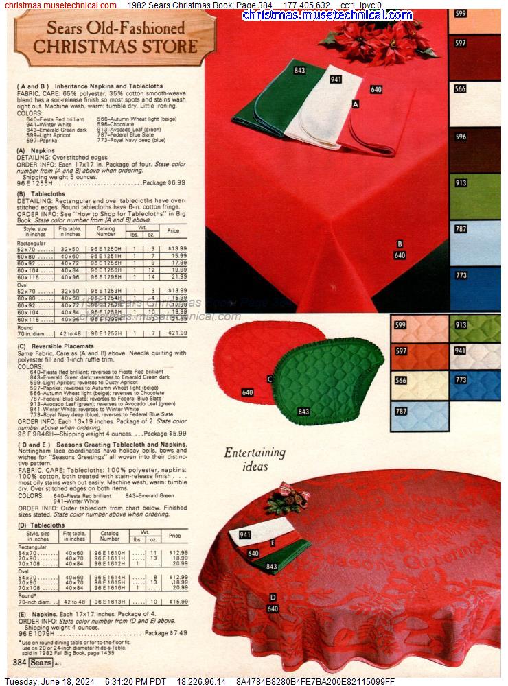 1982 Sears Christmas Book, Page 384