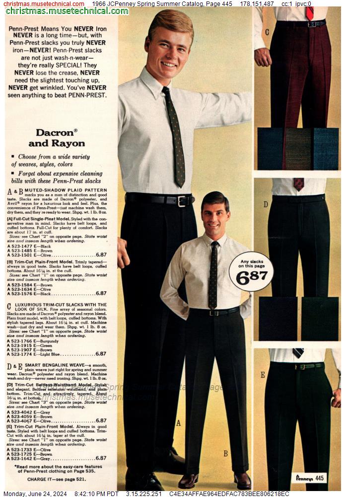 1966 JCPenney Spring Summer Catalog, Page 445