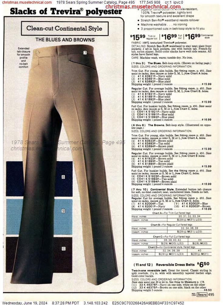 1978 Sears Spring Summer Catalog, Page 495