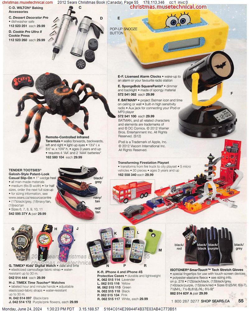 2012 Sears Christmas Book (Canada), Page 55
