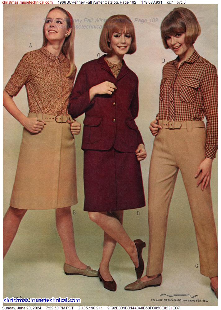 1966 JCPenney Fall Winter Catalog, Page 102