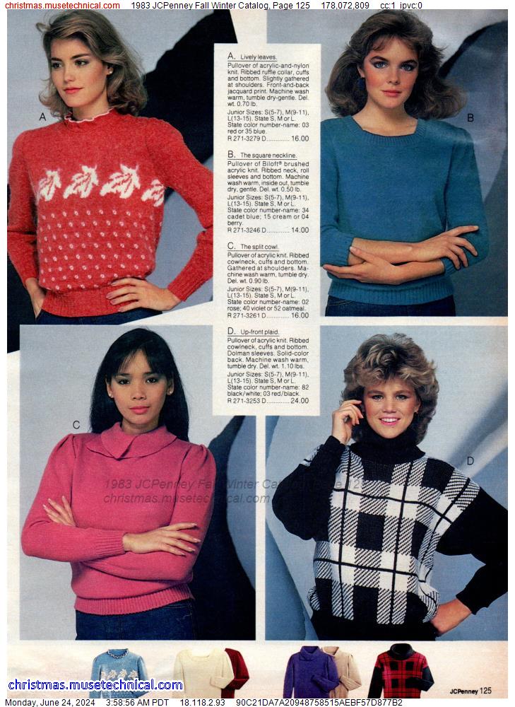 1983 JCPenney Fall Winter Catalog, Page 125