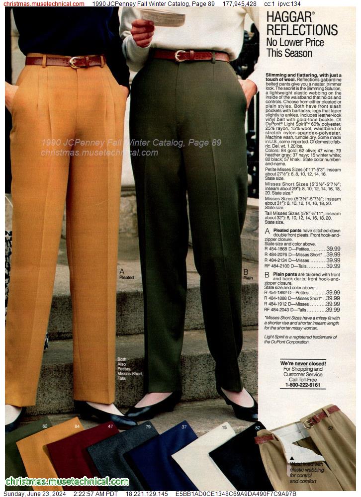1990 JCPenney Fall Winter Catalog, Page 89