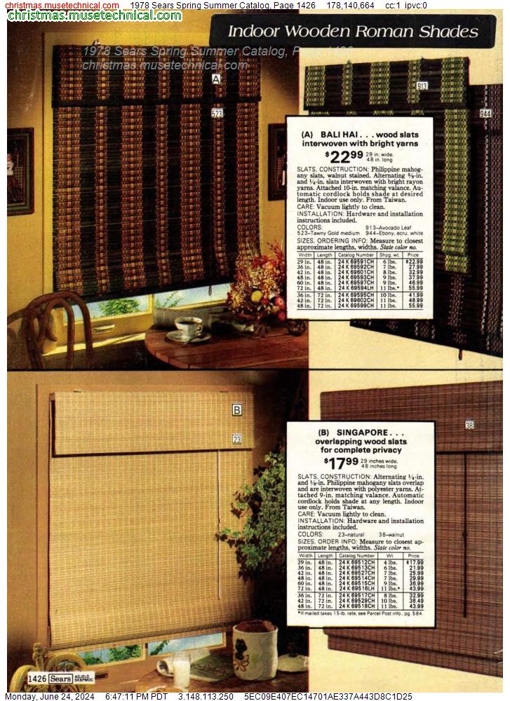 1978 Sears Spring Summer Catalog, Page 1426