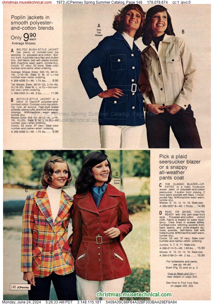 1973 JCPenney Spring Summer Catalog, Page 148