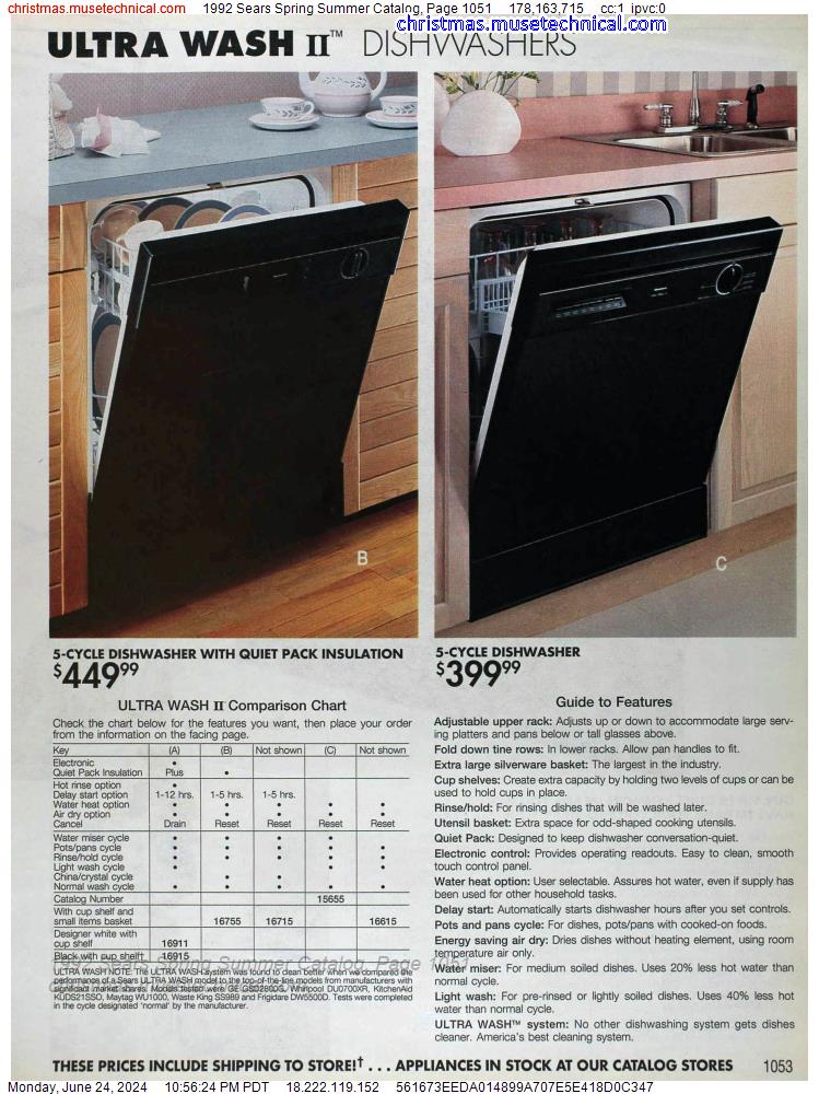 1992 Sears Spring Summer Catalog, Page 1051