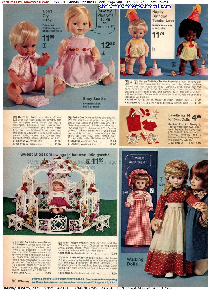 1976 JCPenney Christmas Book, Page 500