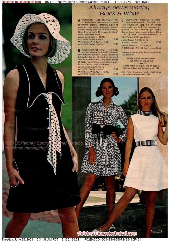 1971 JCPenney Spring Summer Catalog, Page 17