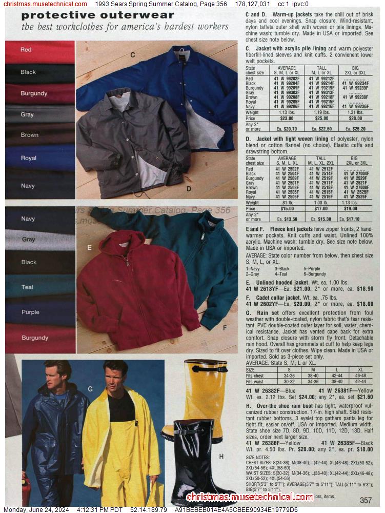 1993 Sears Spring Summer Catalog, Page 356