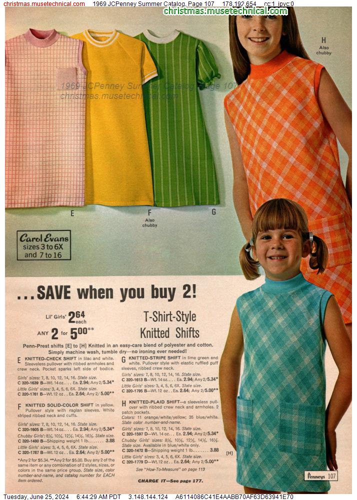 1969 JCPenney Summer Catalog, Page 107