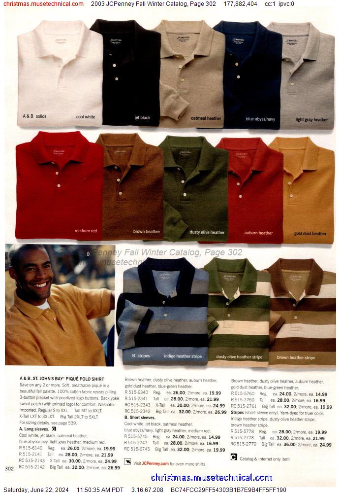 2003 JCPenney Fall Winter Catalog, Page 302