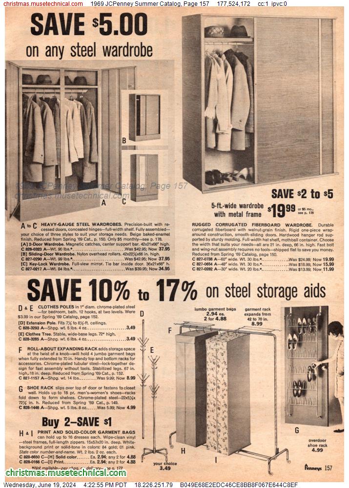 1969 JCPenney Summer Catalog, Page 157
