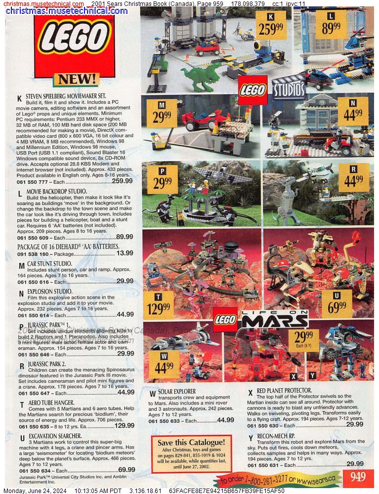 2001 Sears Christmas Book (Canada), Page 959