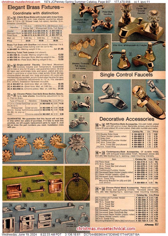 1974 JCPenney Spring Summer Catalog, Page 807