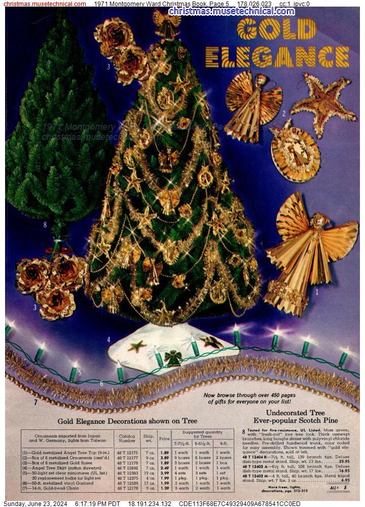 1971 Montgomery Ward Christmas Book, Page 5