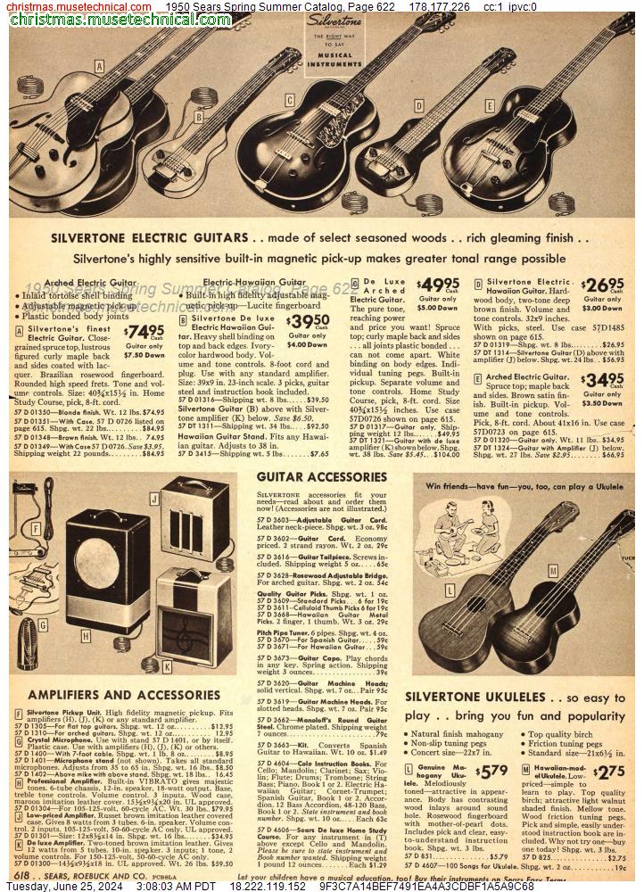 1950 Sears Spring Summer Catalog, Page 622