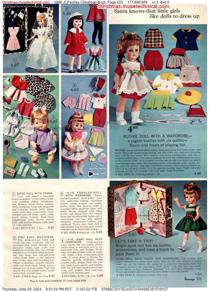 1966 JCPenney Christmas Book, Page 225