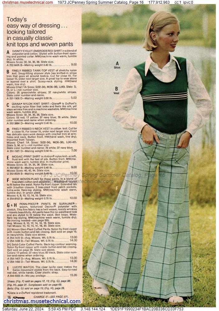 1973 JCPenney Spring Summer Catalog, Page 16