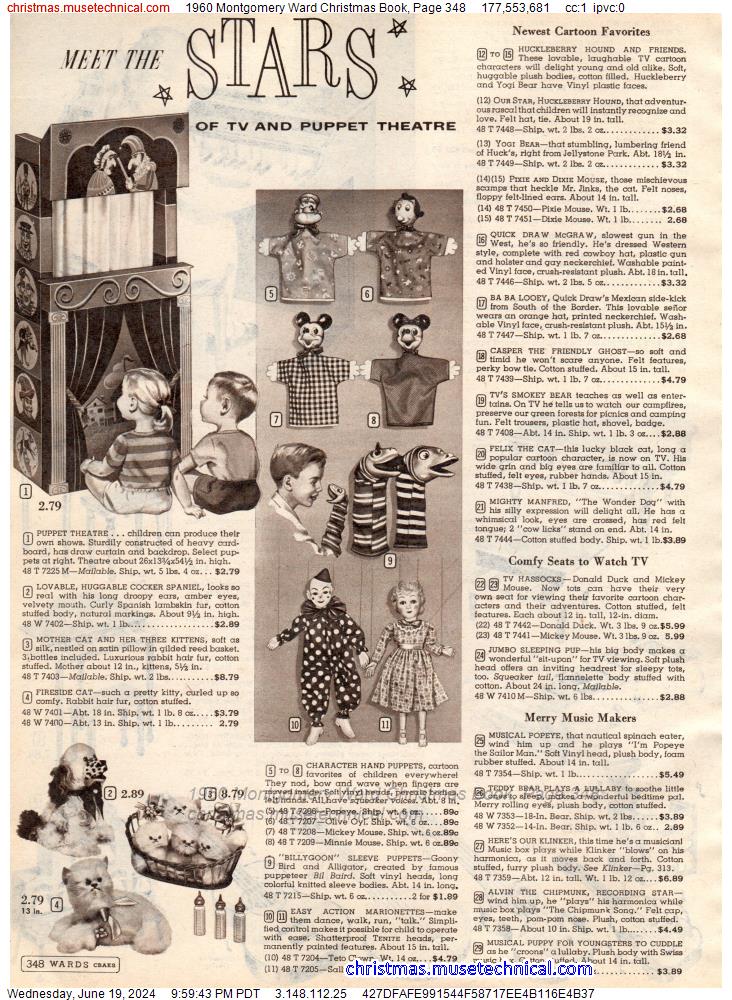 1960 Montgomery Ward Christmas Book, Page 348