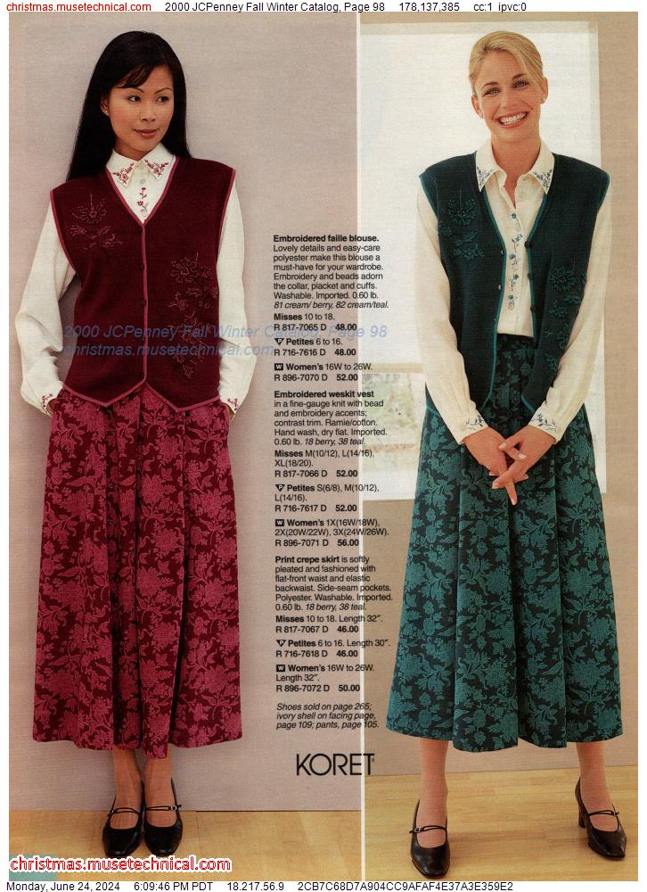 2000 JCPenney Fall Winter Catalog, Page 98