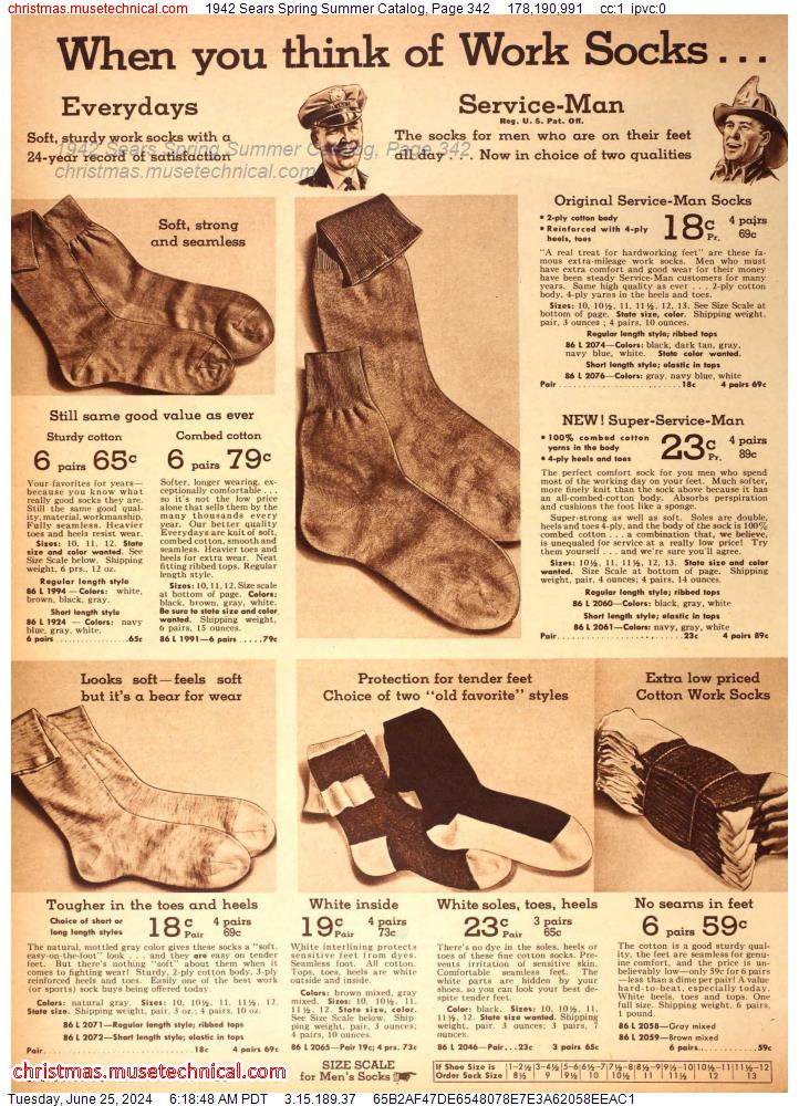 1942 Sears Spring Summer Catalog, Page 342