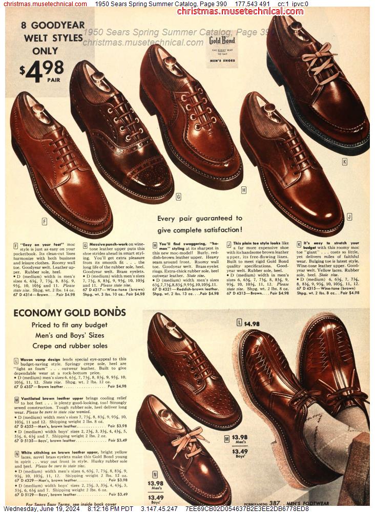 1950 Sears Spring Summer Catalog, Page 390