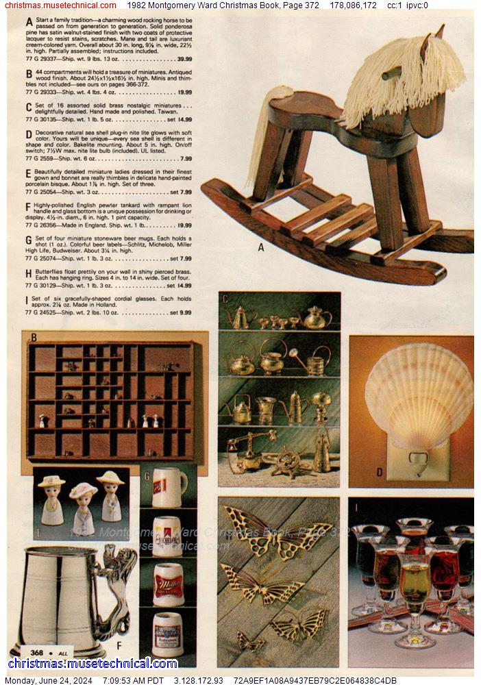 1982 Montgomery Ward Christmas Book, Page 372