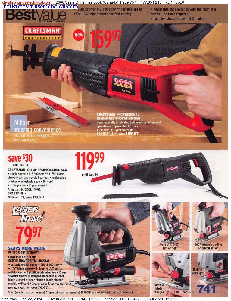 2006 Sears Christmas Book (Canada), Page 757