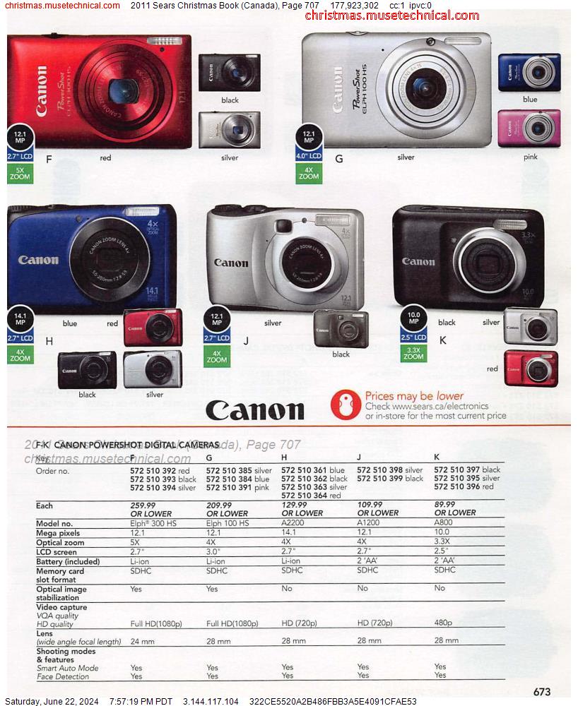2011 Sears Christmas Book (Canada), Page 707