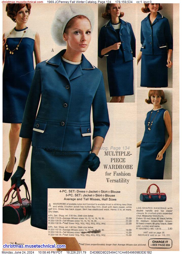 1969 JCPenney Fall Winter Catalog, Page 134