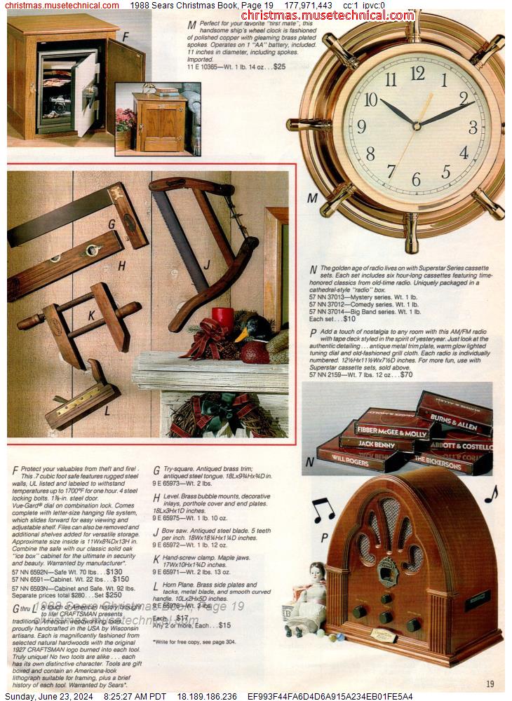 1988 Sears Christmas Book, Page 19