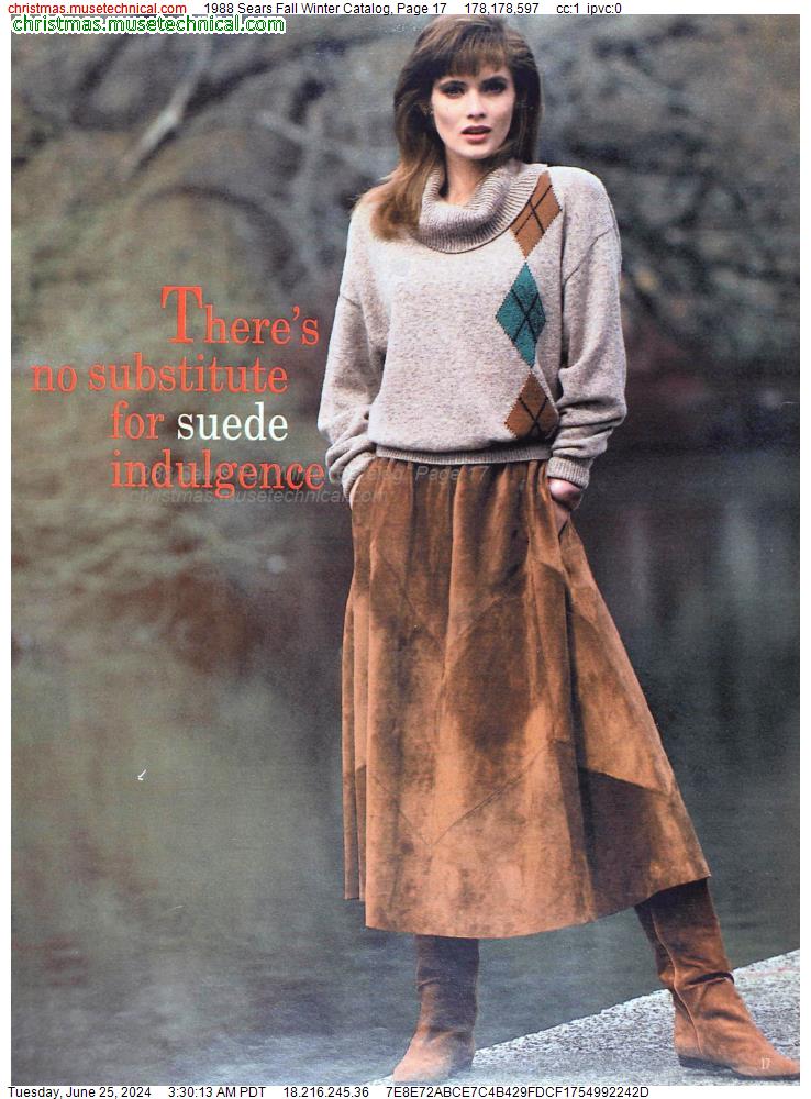 1988 Sears Fall Winter Catalog, Page 17