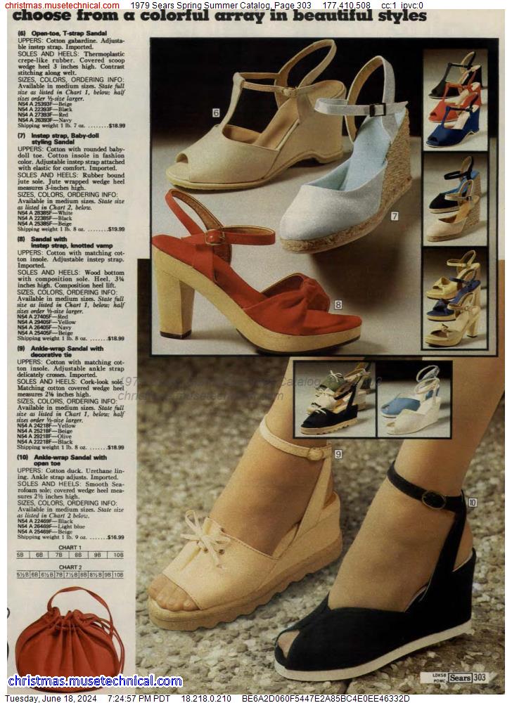 1979 Sears Spring Summer Catalog, Page 303