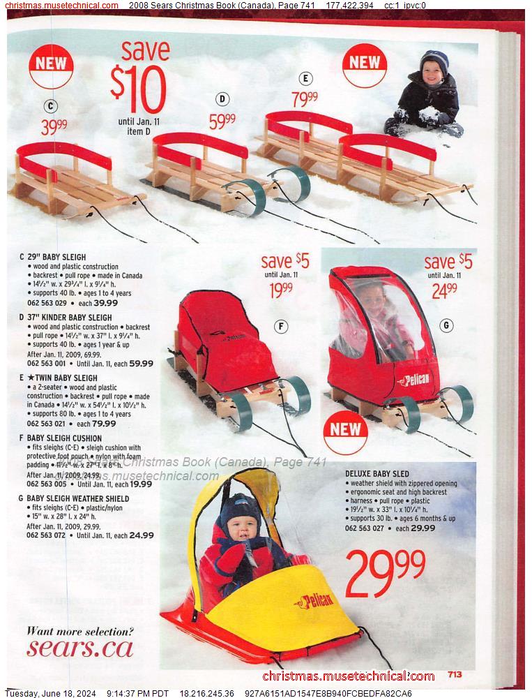 2008 Sears Christmas Book (Canada), Page 741