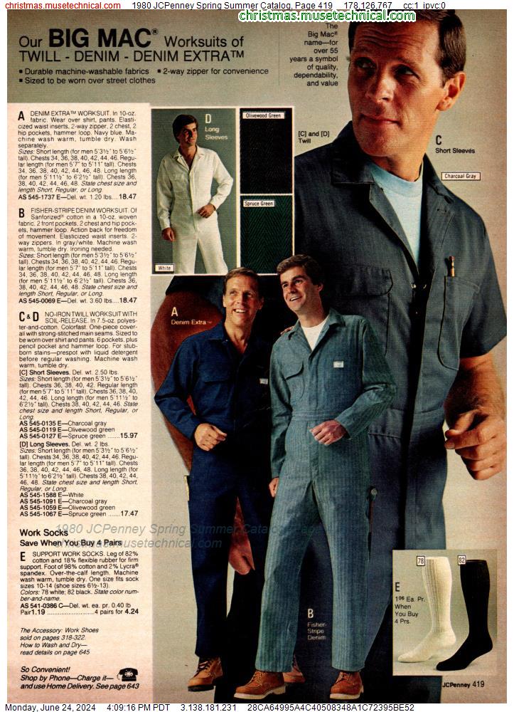 1980 JCPenney Spring Summer Catalog, Page 419