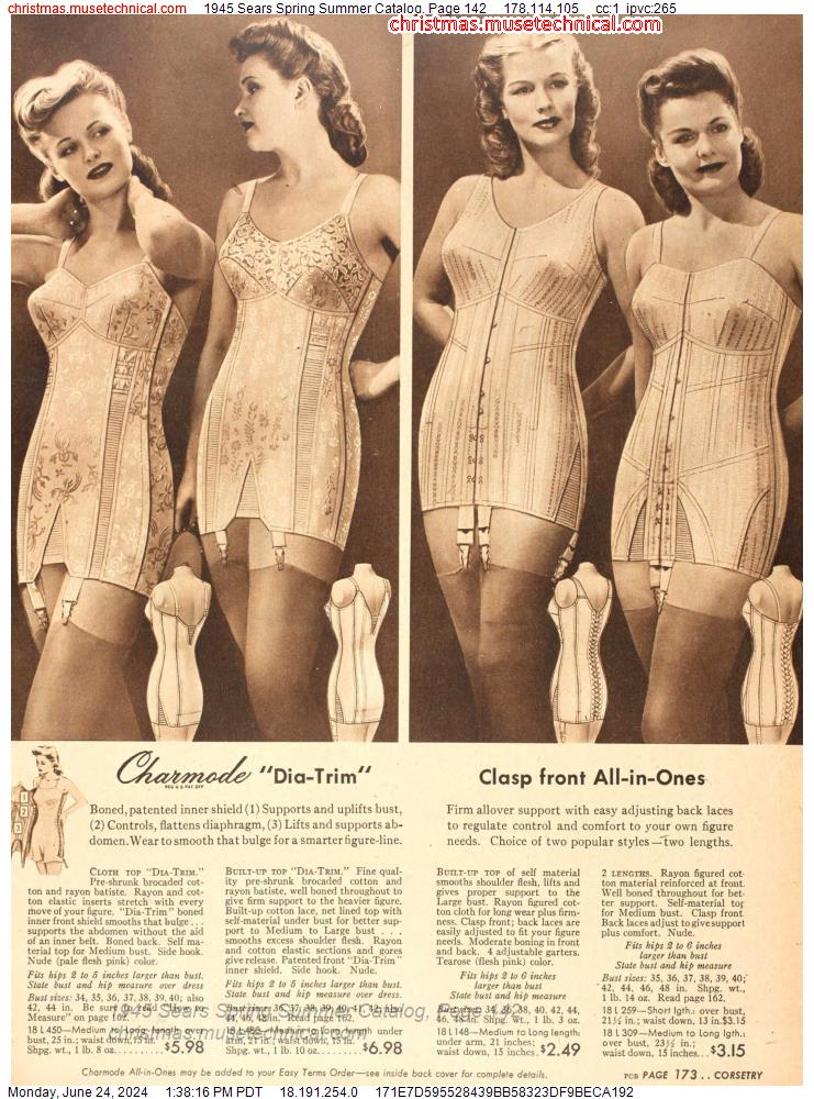 1945 Sears Spring Summer Catalog, Page 142