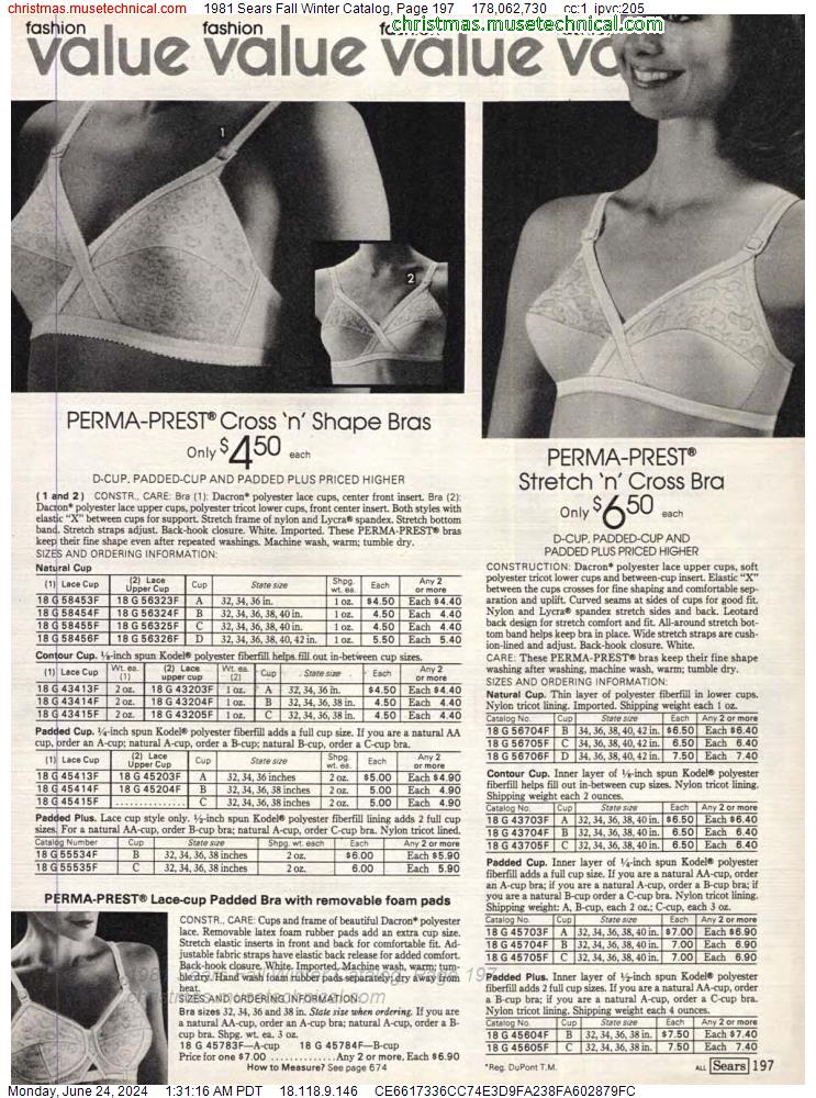 1981 Sears Fall Winter Catalog, Page 197