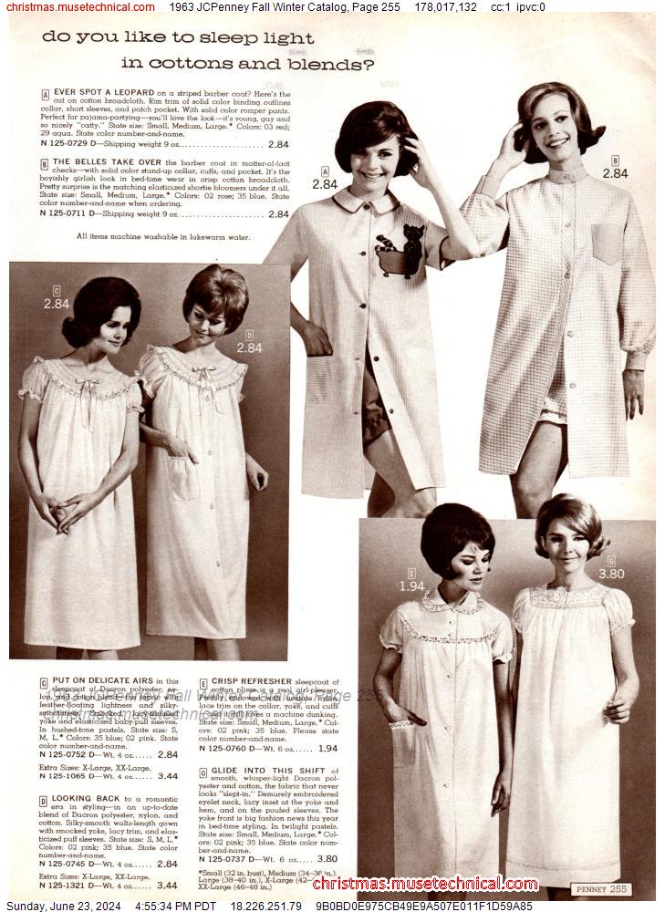 1963 JCPenney Fall Winter Catalog, Page 255