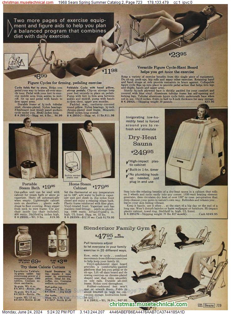 1968 Sears Spring Summer Catalog 2, Page 723